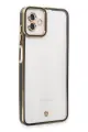 Newface Samsung Galaxy A04 Kılıf Liva Lens Silikon - Siyah