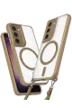 Newface Samsung Galaxy S23 Kılıf Enka Magsafe Silikon Kılıf - Desert