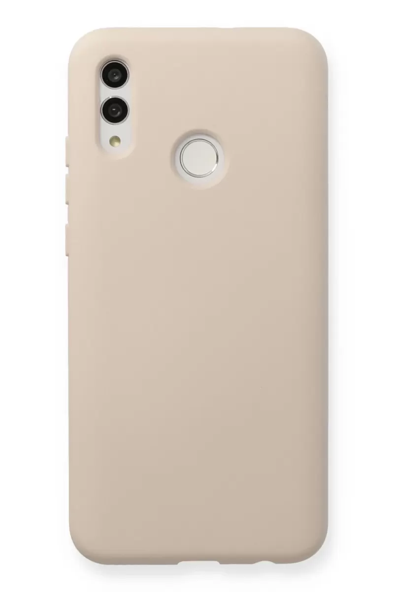 Newface Huawei P Smart 2019 Kılıf Nano içi Kadife Silikon - Pudra