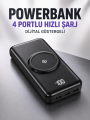 10.000 Mah Powerbank 4 Portlu Hızlı Şarj Dijital Göstergeli