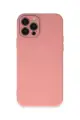 Newface Apple iPhone 12 Pro Max Kılıf Lansman Glass Kapak - Pembe