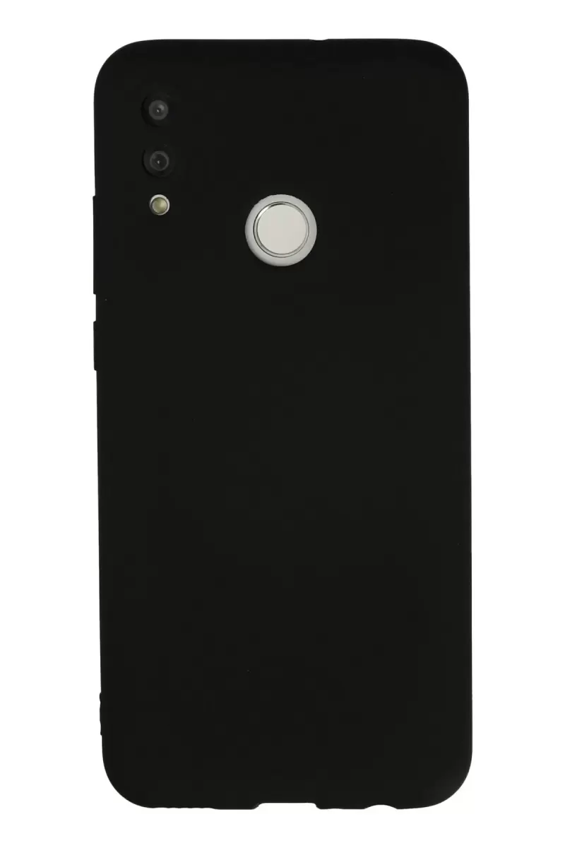 Newface Huawei P Smart 2019 Kılıf Nano içi Kadife Silikon - Siyah