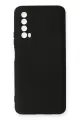 Newface Huawei P Smart 2021 Kılıf Nano içi Kadife Silikon - Siyah