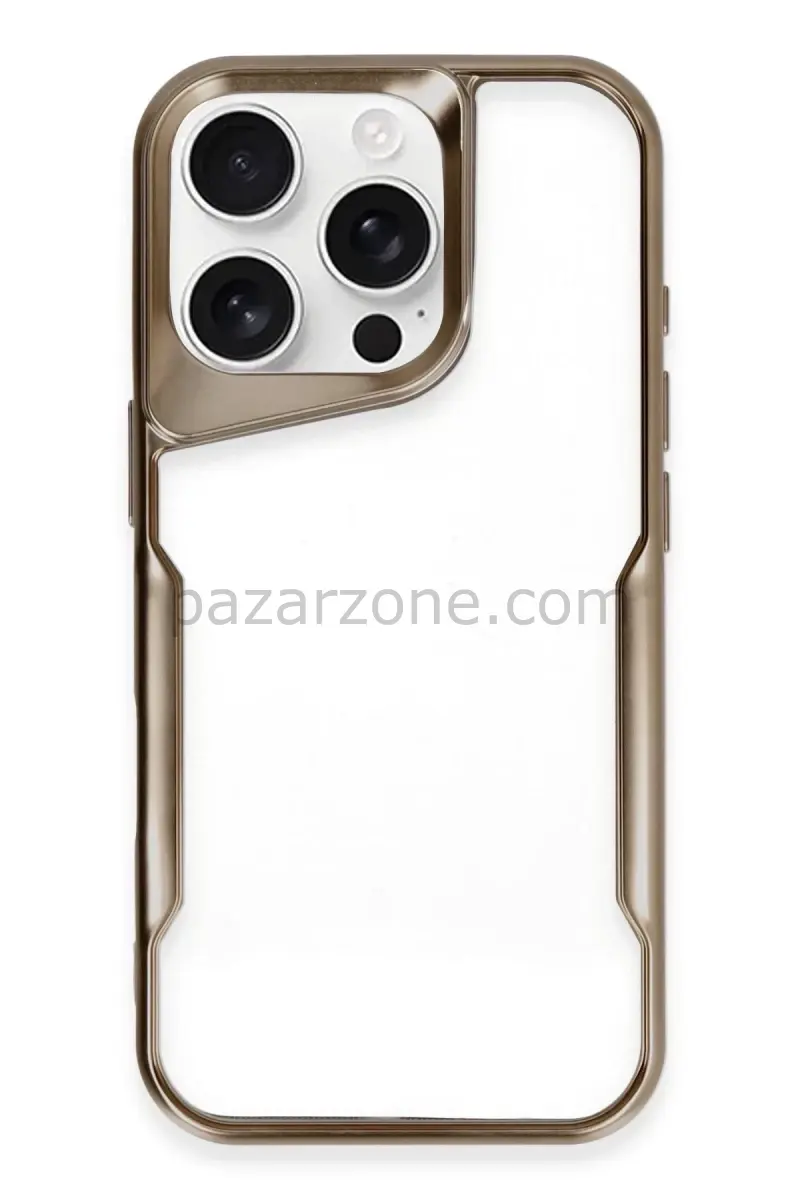 Newface Apple iPhone 16 Pro Kılıf Boyi Silikon Kapak - Desert