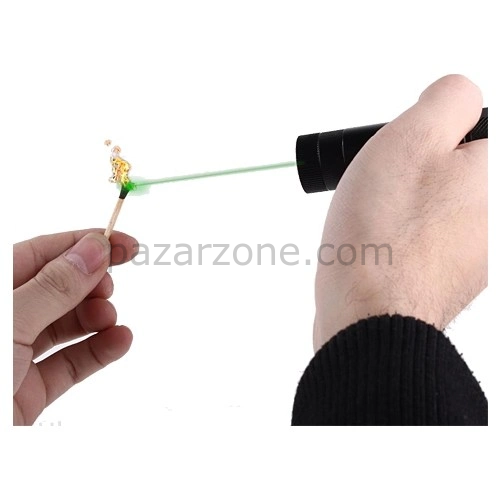 Yeşil Şarjlı Lazer Pointer 5000 (yakar)