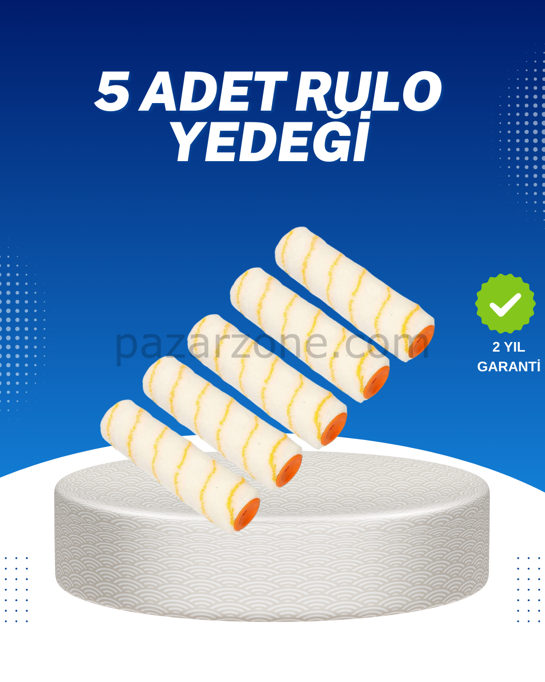 5’li Emülsiyon Boya Rulosu Duvar ve Tavan Uygulamasına Uygun