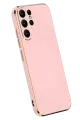 Newface Samsung Galaxy S25 Ultra Kılıf Volet Silikon - Pembe