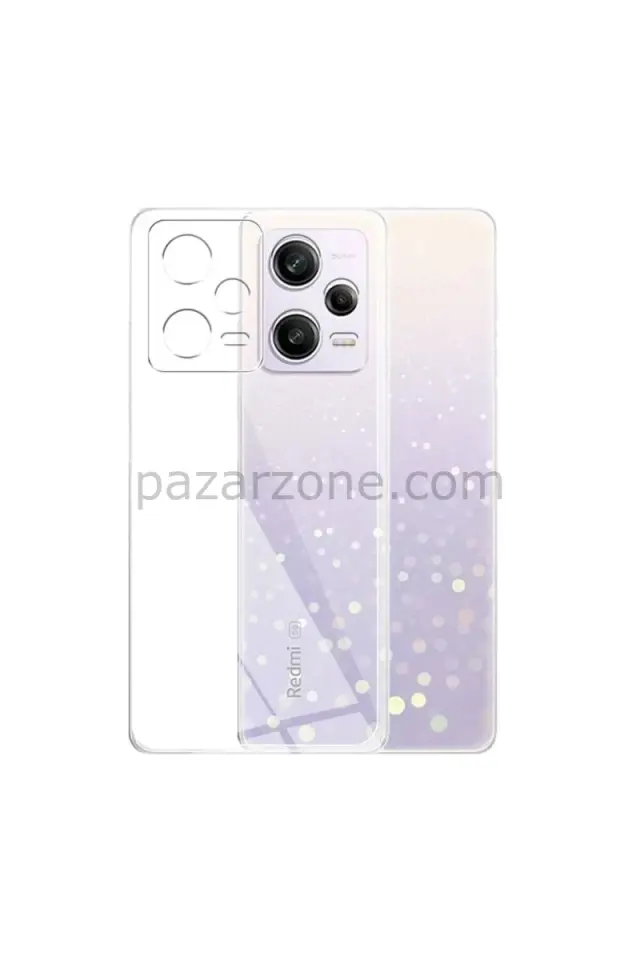 Newface Xiaomi Redmi Note 12 5G Kılıf Lüx Şeffaf Silikon
