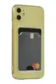 Newface Apple iPhone 11 Kılıf Kart Şeffaf Silikon - Şeffaf
