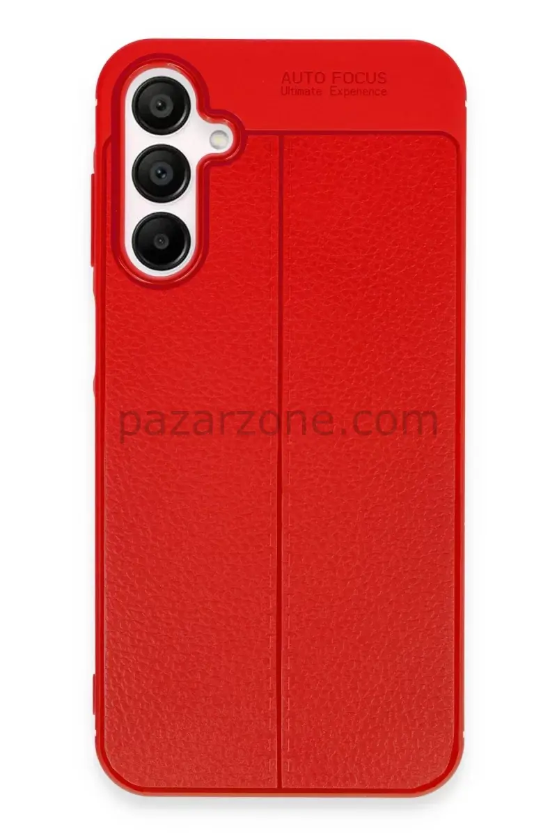 Newface Samsung Galaxy A35 5G Kılıf Auto Focus Kapak - Kırmızı