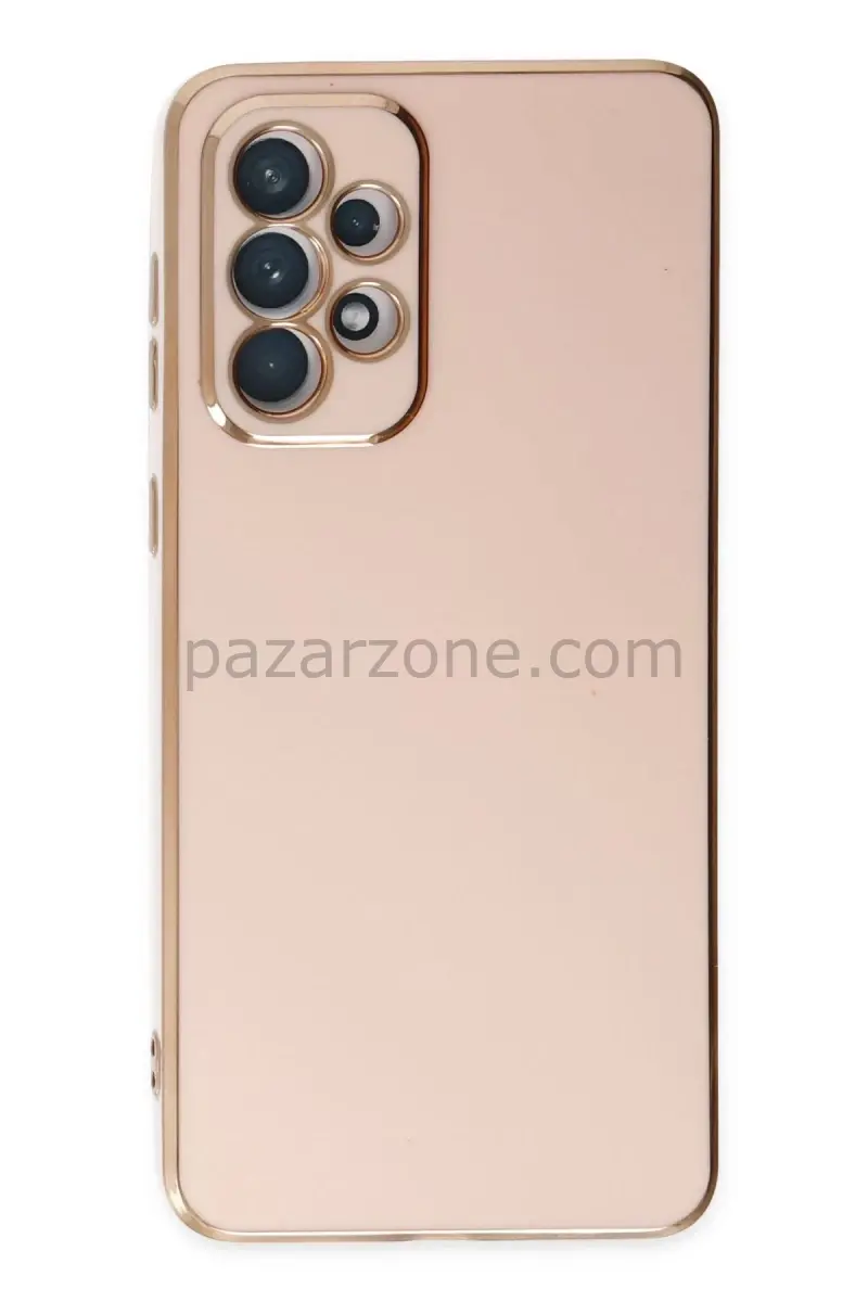Newface Samsung Galaxy A73 5G Kılıf Volet Silikon - Pembe