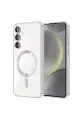 Newface Samsung Galaxy S23 Kılıf Kross Magneticsafe Kapak - Titan Gri