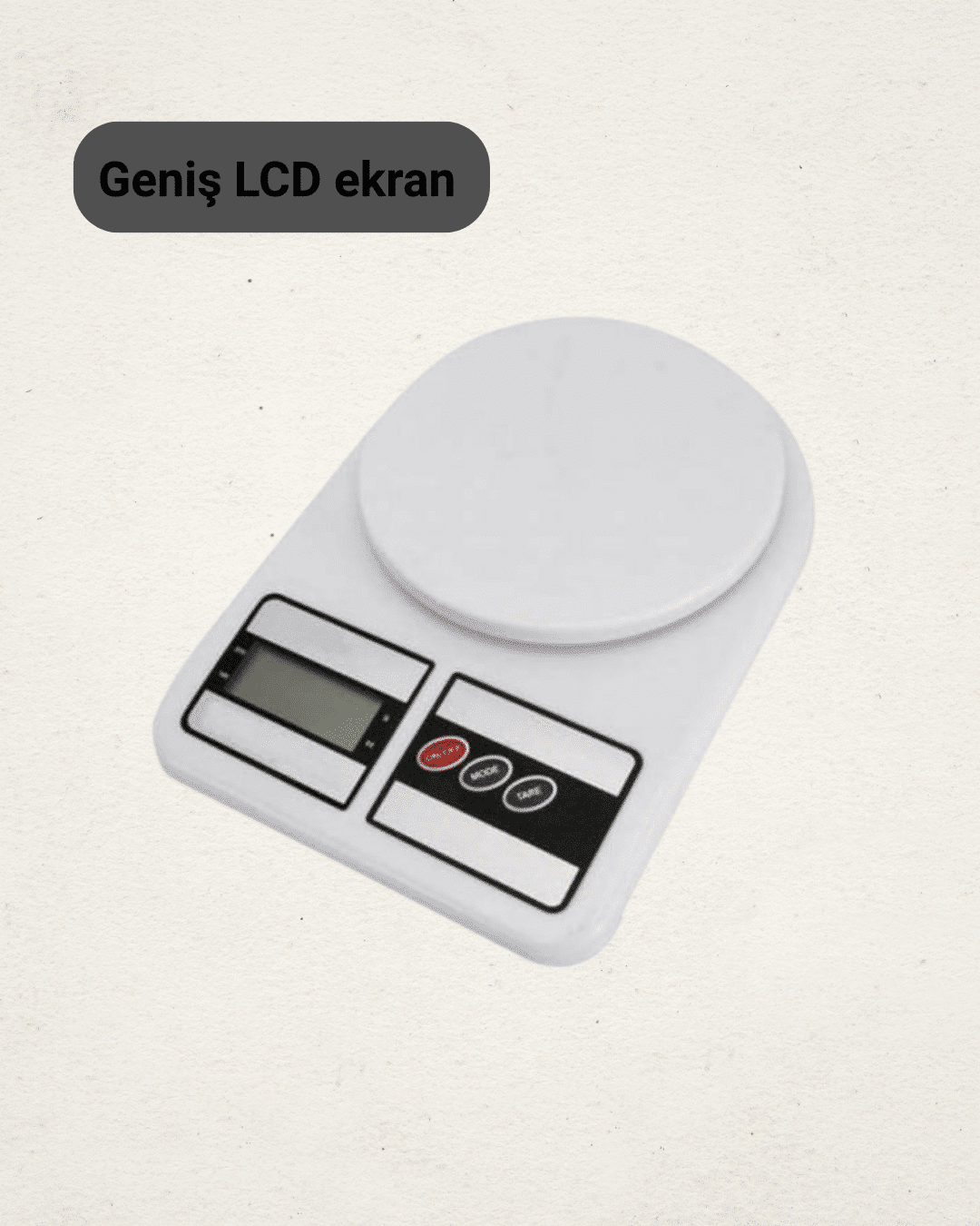 10 Kg Kapasiteli LCD Ekranlı Dijital Mutfak Tartıs