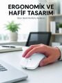 Profesyonel Kablosuz Bluetooth Mouse Çift Modlu Şarjlı Ergonomik Fare