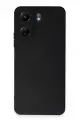 Newface Xiaomi Redmi 13C Kılıf Nano içi Kadife Silikon - Siyah