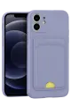 Newface Apple iPhone 11 Kılıf Kelvin Kartvizitli Silikon - Lila