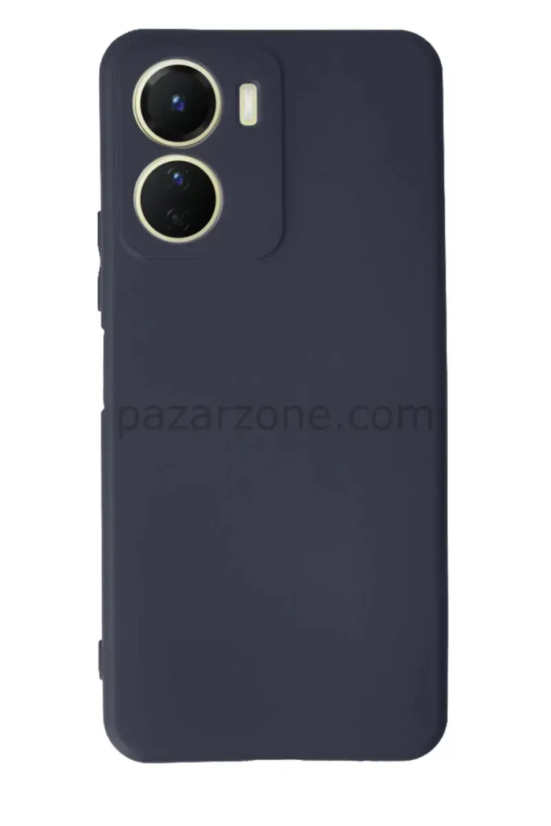 Newface Vivo Y16 Kılıf First Silikon - Lacivert