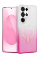 Newface Samsung Galaxy S25 Ultra Pummel Shiny Magsafe Kapak - Pembe
