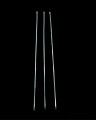 Burgulu Kuşbaşı Şişi - Metal - Kalın Kare - 50 cm