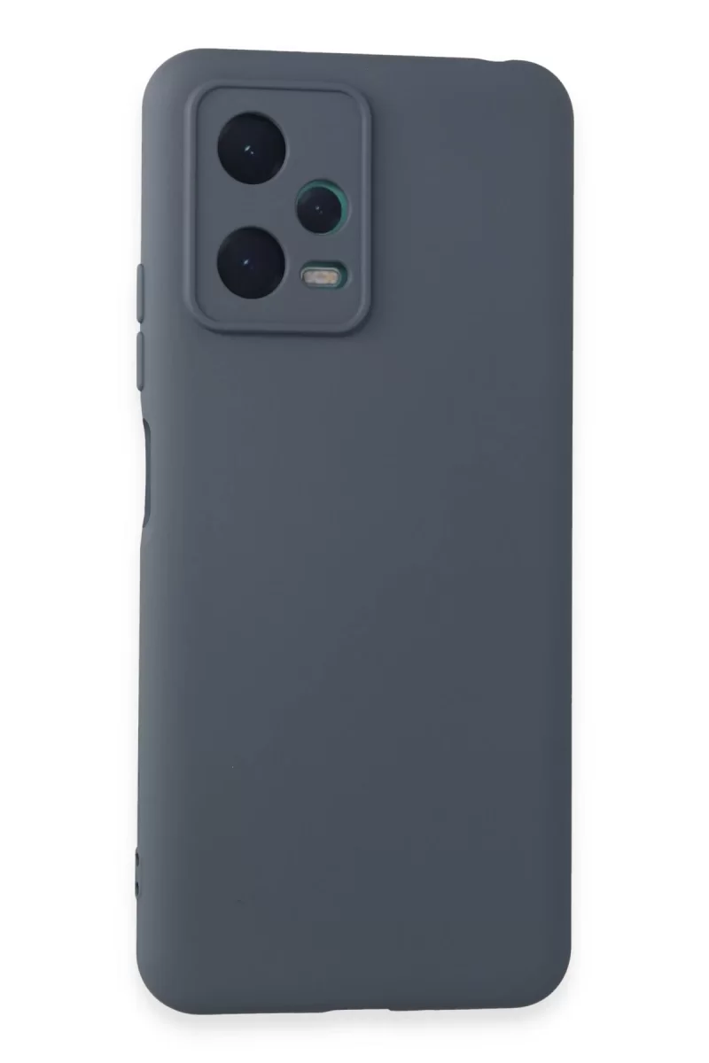 Newface Xiaomi Redmi Note 12 5G Kılıf Nano içi Kadife Silikon - Gri
