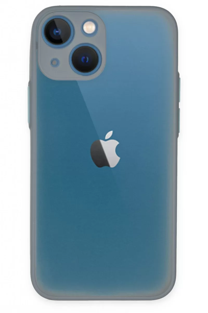Newface Apple iPhone 15 Plus Kılıf Montreal Silikon Kapak - Gri