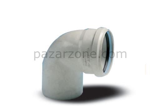 Ege Yıldız 150X90 Pvc Kapalı Dirsek 3,2 mm