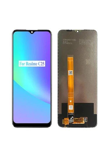 Realme C25 Dokunmatik Ekran (Siyah)