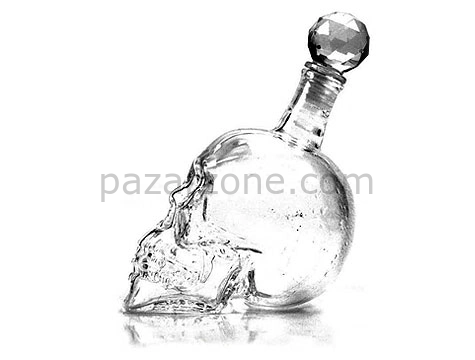 Crystal Head Kuru Kafa Cam Şişe 350 Ml