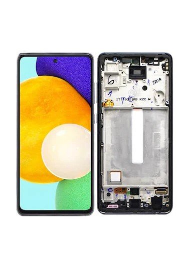 Samsung Galaxy A52 Dokunmatik Ekran Çıtalı (Siyah)