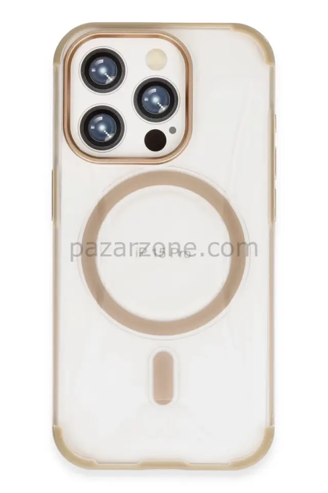 Joko Apple iPhone 15 Pro Hilton Magsafe Kapak - Gold