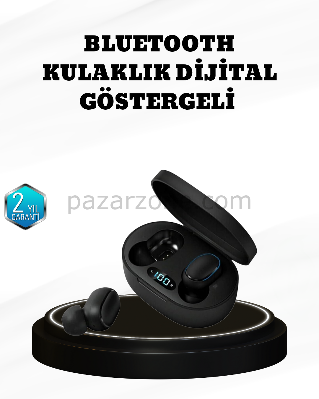 Kablosuz Bluetooth Kulaklık – Gürültü Önleyici, Suya Dayanıklı, Mikrofonlu, Uzun Pil Ömürlü