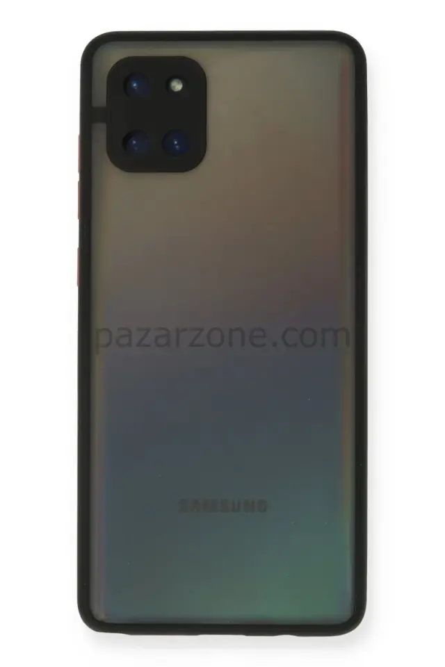 Newface Samsung Galaxy A81 / Note 10 Lite Kılıf Montreal Silikon Kapak - Siyah