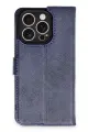 Newface Apple iPhone 16 Pro Kılıf Trend S Plus Kapaklı Kılıf - Lacivert