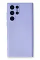 Newface Samsung Galaxy S24 Ultra Kılıf Nano içi Kadife Silikon - Lila
