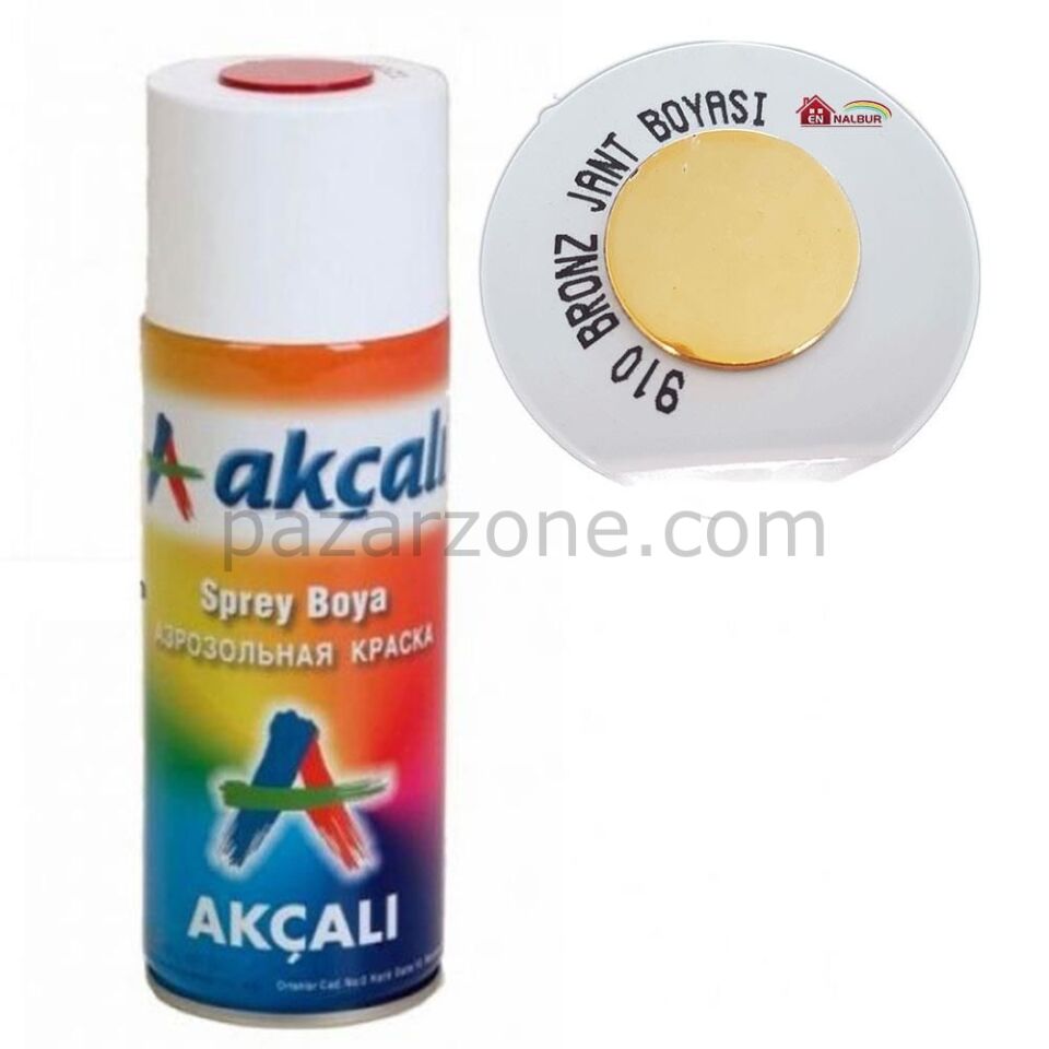 Akçalı Sprey Boya 400 ml 910 Bronz Jant