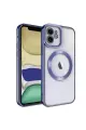 Newface Apple iPhone 11 Kılıf Kross Magneticsafe Kapak - Lacivert