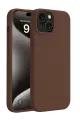 Newface Apple iPhone 15 Kılıf First Silikon - Kahverengi