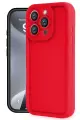 Newface Apple iPhone 16 Pro Kılıf Viera Silikon - Kırmızı