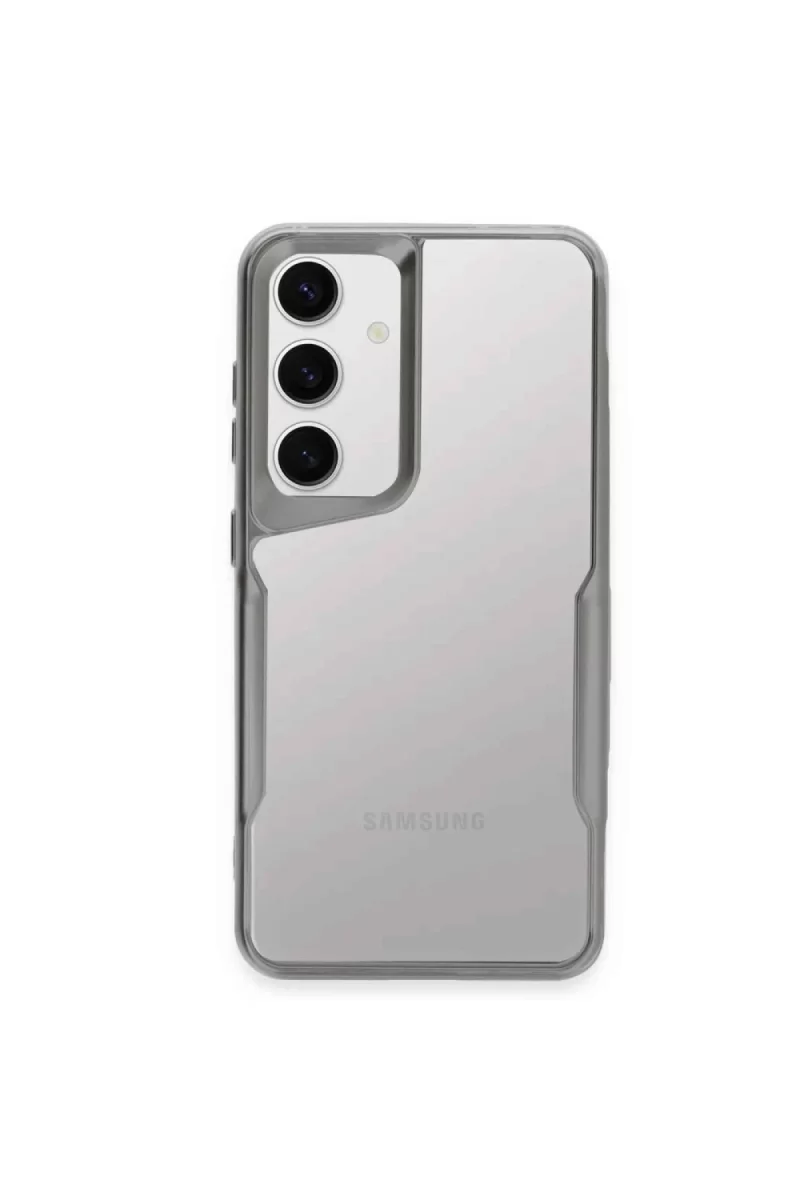 Newface Samsung Galaxy A35 5G Kılıf Boyi Silikon Kapak - Gümüş