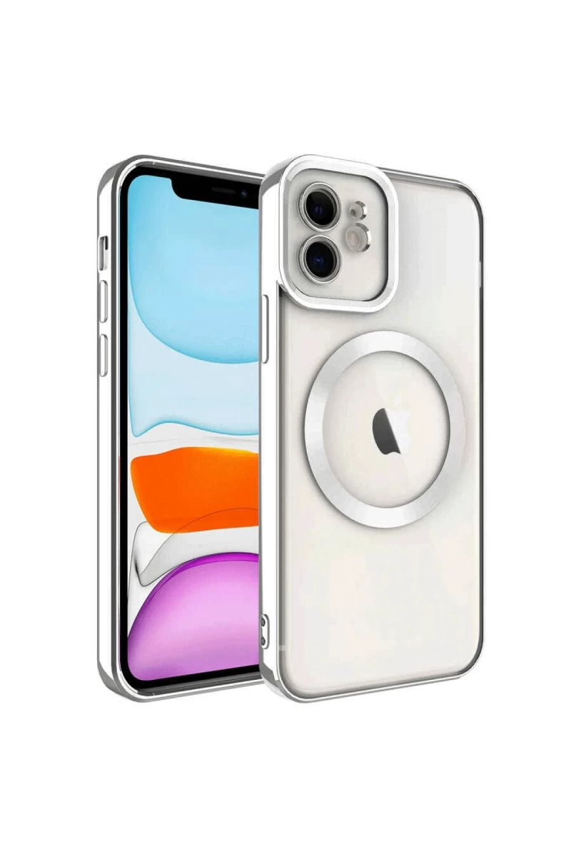 Newface Apple iPhone 11 Kılıf Kross Magneticsafe Kapak - Titan Gri
