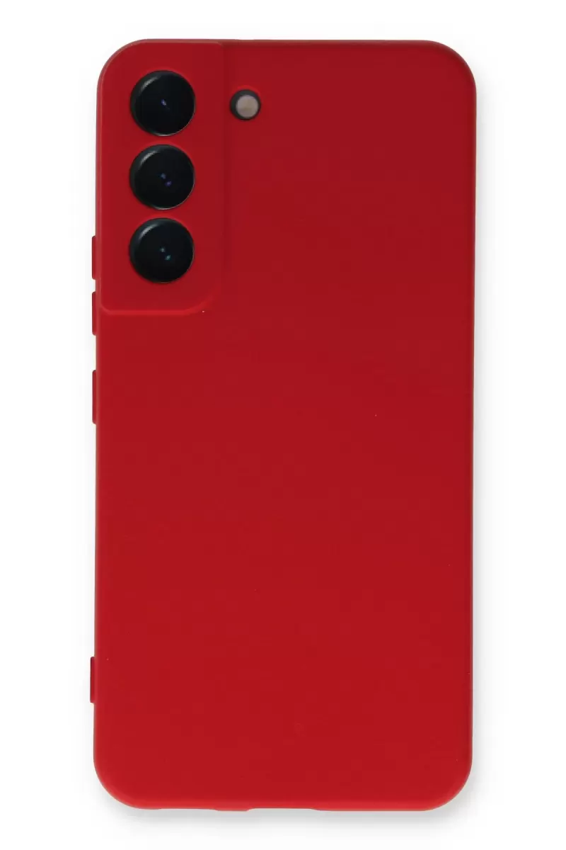Newface Samsung Galaxy S23 Kılıf Nano içi Kadife Silikon - Kırmızı