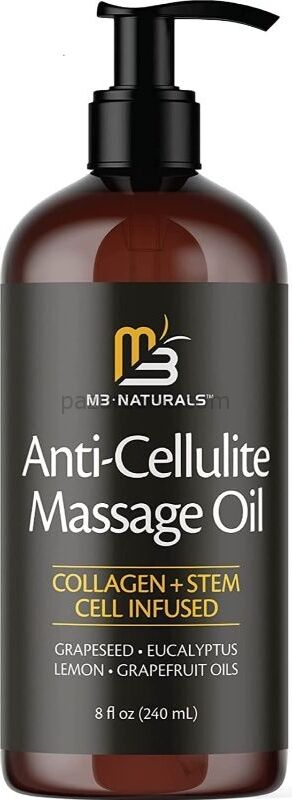 Miyo Life Miyolife M3 Naturals Şeyse Kolajen ve Kök Hücre Içeren Anti Selülit Masaj Yağı-Anti Cellulite Massage Oil