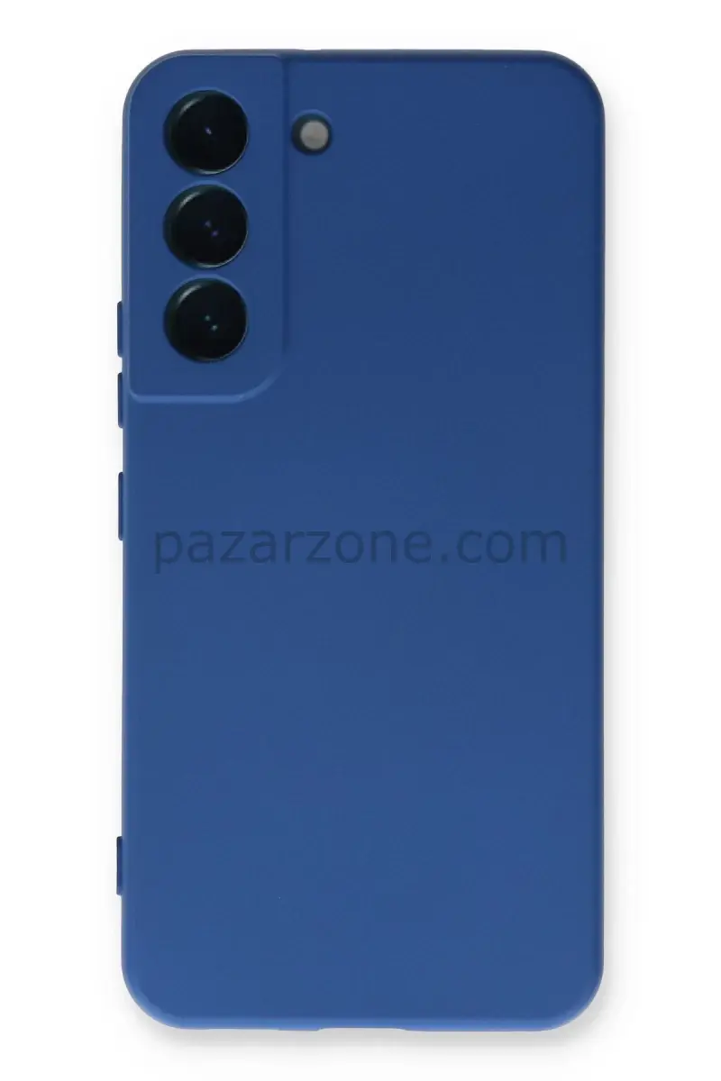 Newface Samsung Galaxy S23 Kılıf Nano içi Kadife Silikon - Mavi