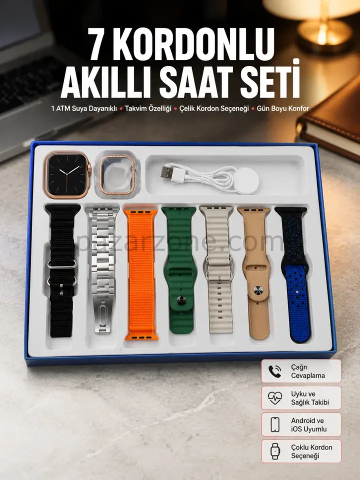 Akıllı Saat Unisex Akıllı Saat Çoklu Kordon Seçeneği Çelik Kordon Plastik Kordon Yeni Nesil