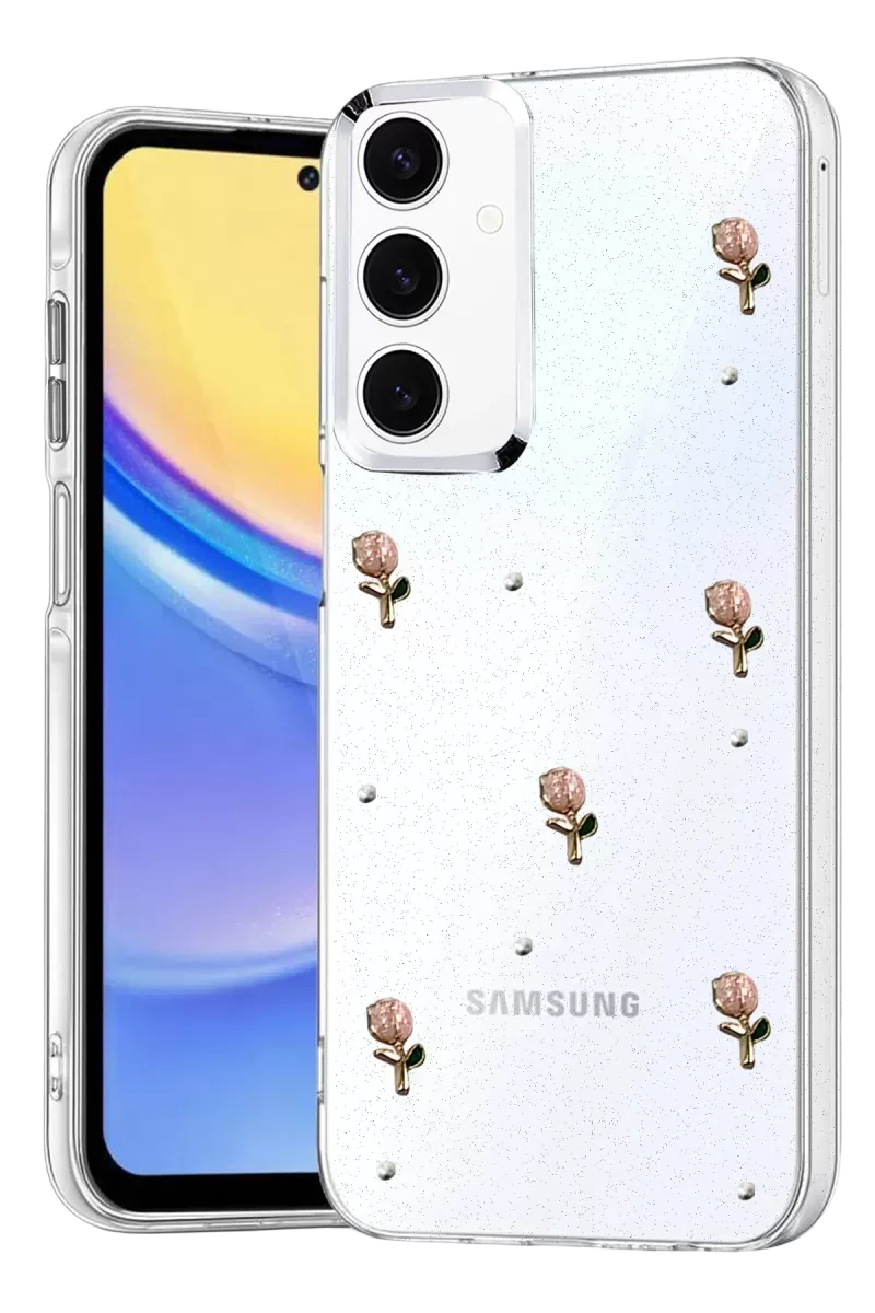 Newface Samsung Galaxy A16 5G Fiyonk Desenli Kapak - Desen 6