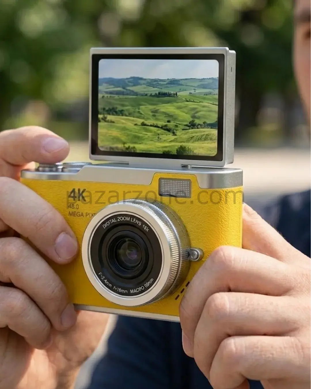 Yeni Nesil Dijital Kamera 48 MP 4K Video Zoomlu Selfie ve Vlog Kamera