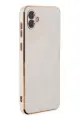 Newface Samsung Galaxy A04 Kılıf Volet Silikon - Beyaz