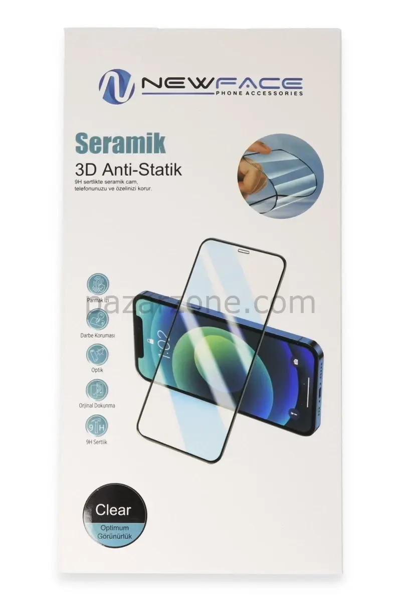 Newface Samsung Galaxy S26 3D Antistatik Seramik Nano Ekran Koruyucu - Siyah