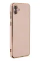 Newface Samsung Galaxy A04 Kılıf Volet Silikon - Pembe