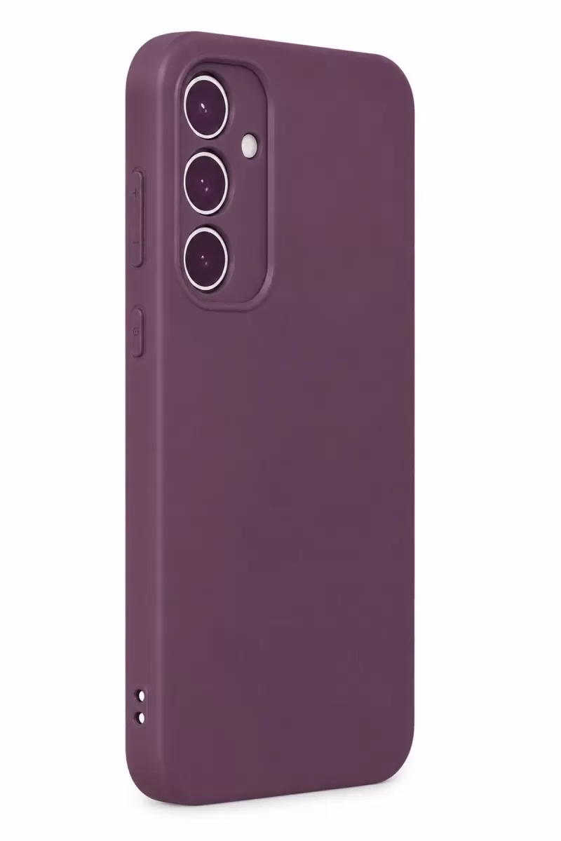 Newface Samsung Galaxy A35 5G Kılıf First Silikon - Mürdüm